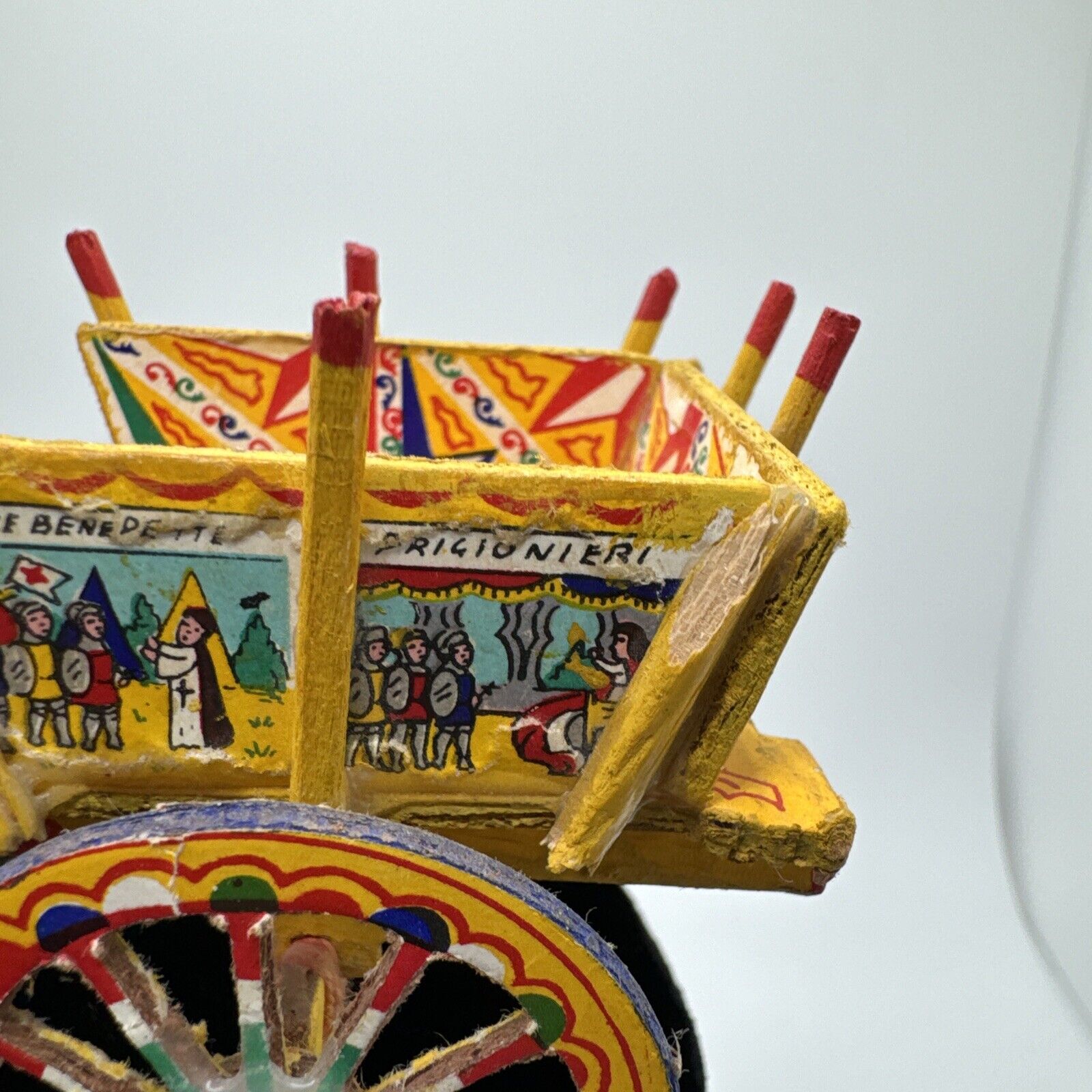 Vintage 1960's Horse Drawn Carriage Made by Gidi's Carrettino Gypsy
