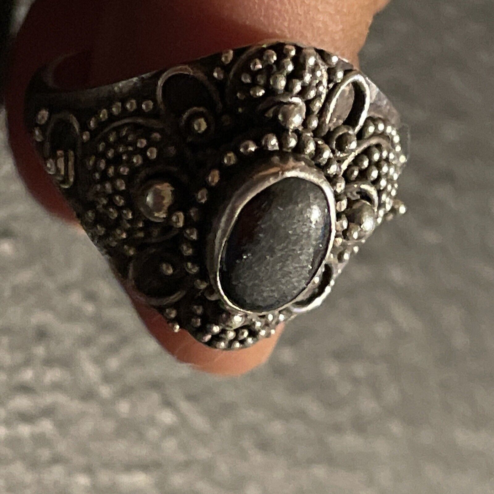 Gemstone Ring Size 6 925 Sterling Silver Jewelry